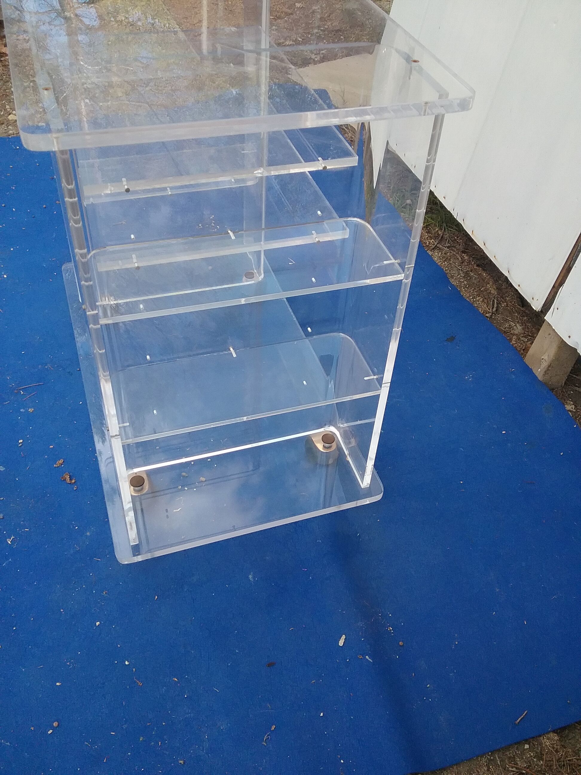 Vintage plexiglass server