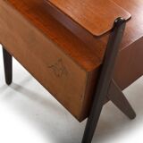 Pair of Teak Nightstands by Sigfred Omann for Ølholm 1960s