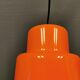 Mini poker hanging lamp in orange original colour  Jo Hammerborg