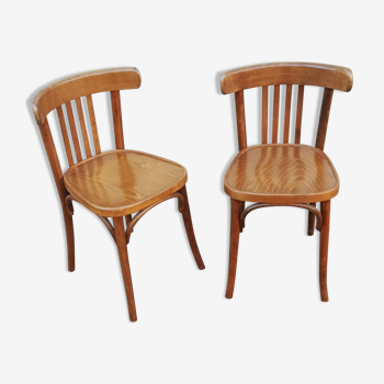 Paire de chaises bistrot