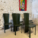 6 Roche Bobois chairs, 1980s vintage