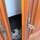 3 Louis XV style wardrobe doors in solid cherry wood