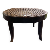 Round cane footrest