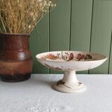 Ironstone compote E. Bourgeois Grand Dépôt Birds