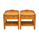 2 tables de chevet vintage en bois