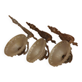 Appliques bronze / verre
