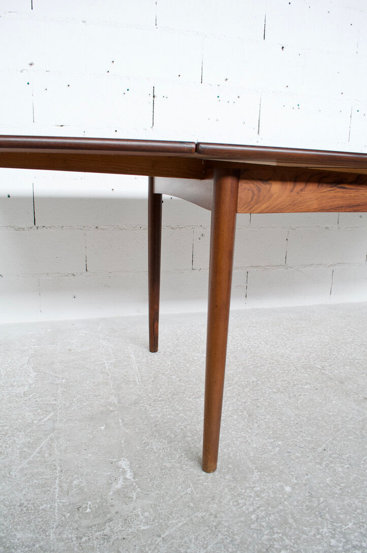 Scandinavian rosewood dining table 60's