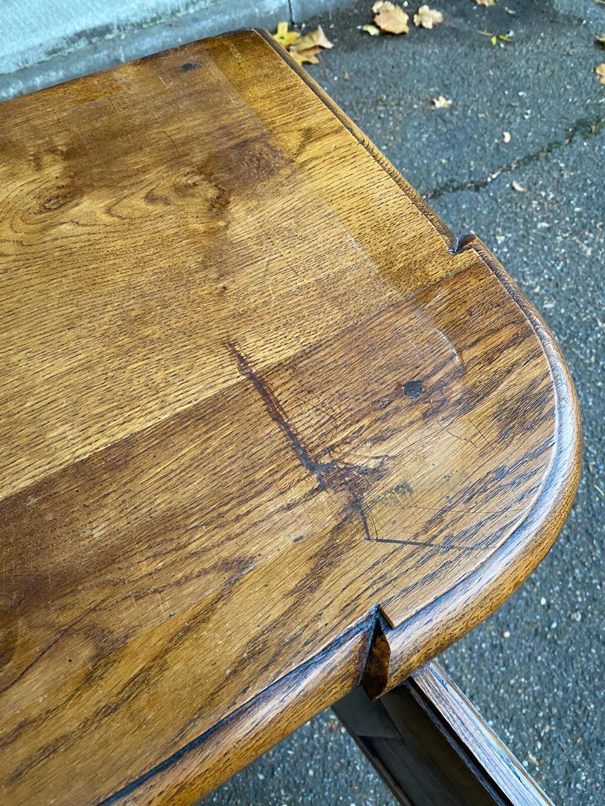 18th century solid oak sideboard 145cm