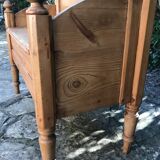 Vintage pine chest bench