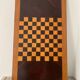 Large Vintage Wooden Checkers Game Board