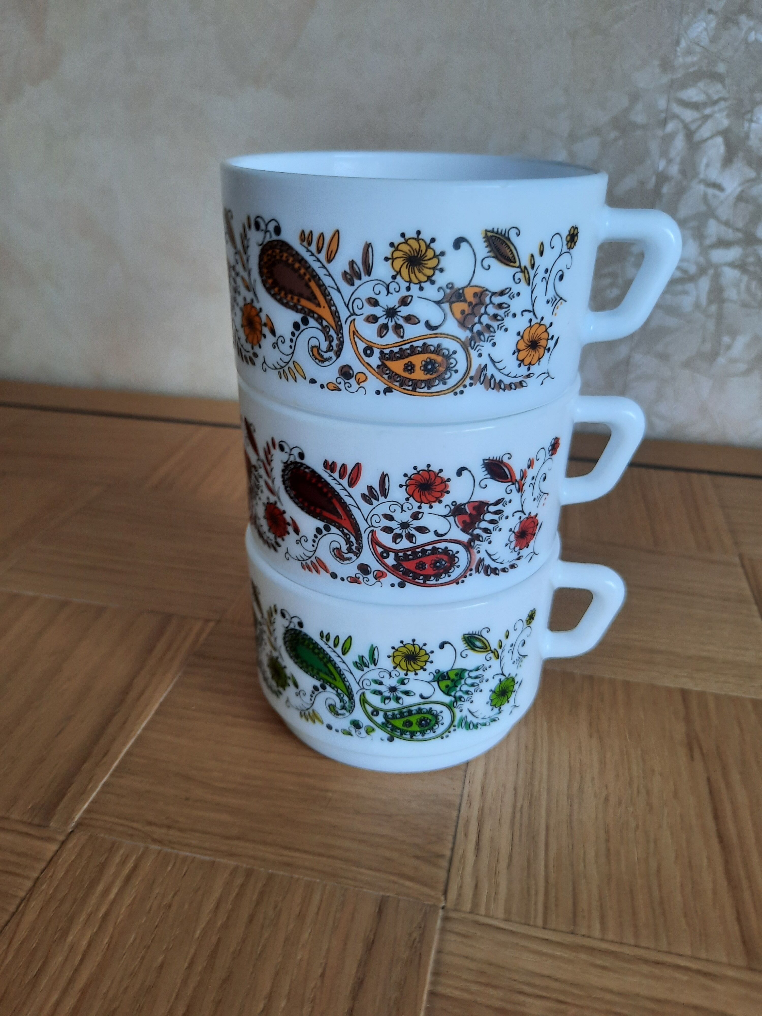 Set de 3 tasses vintage