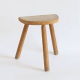 Light wood tripod stool
