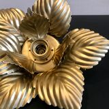 Wall light or ceiling golden leaves