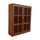 Vitrine en bois brut