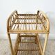 Vintage rattan server