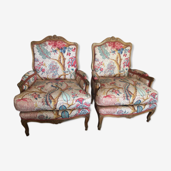 Pair of Louis XV-style bergères