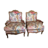 Pair of Louis XV-style bergères