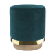 Stool velvet blue duck Red Edition