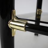 Mid-century small glass table, Vet For, Italy.