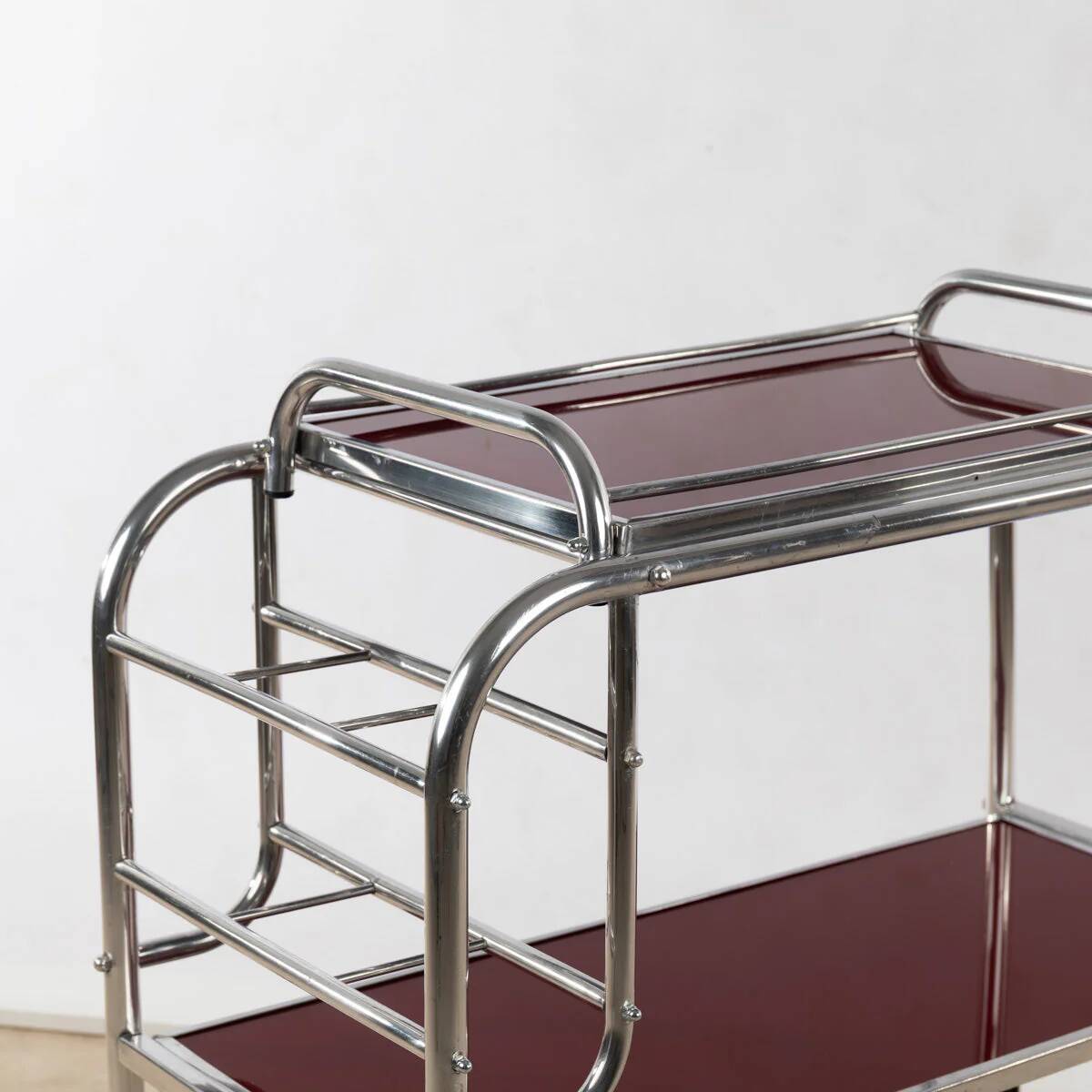 1930s Art Deco Bar Cart by Jacques Adnet