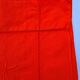 Orange linen sheet
