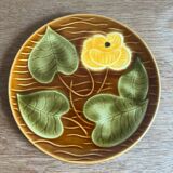 6 Sarreguemines dessert plates 1970