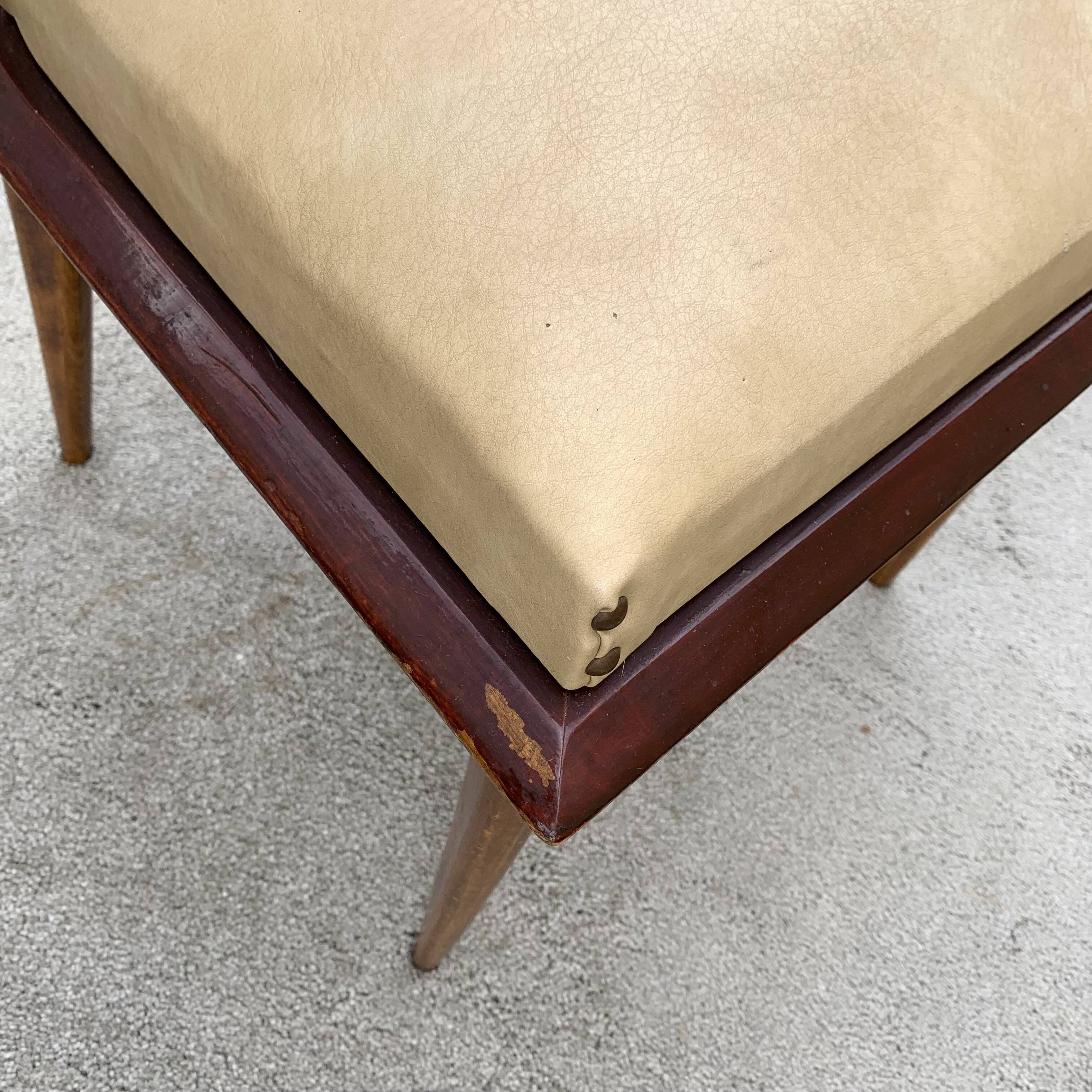 Set of 6 Scandinavian-inspired chairs from the 1960s