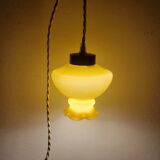 Ochre opaline walkaround in bedside lamp