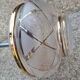 ceiling lamp, aluminum and chiseled glass, vintage, 50s