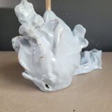 Vintage opaline globe sculptural wall light