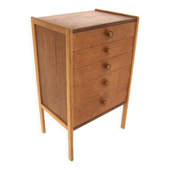 Commode scandinave en teck et en chêne, Suède, 1960