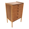 Scandinavian teak and oak chest of drawers, Sweden, 1960