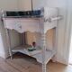 Beautiful antique dressing table, reimagined with a marble top.