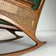 Mid-Century Modern Cane Rocking Chair, 1950s