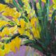 Peinture sur toile bouquet de genêts