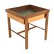 Scandinavian oak and metal planter, Sweden, 1960
