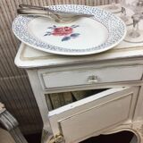 Old oval shaped dish made in france Digoin Sarreguemines model *rené*
