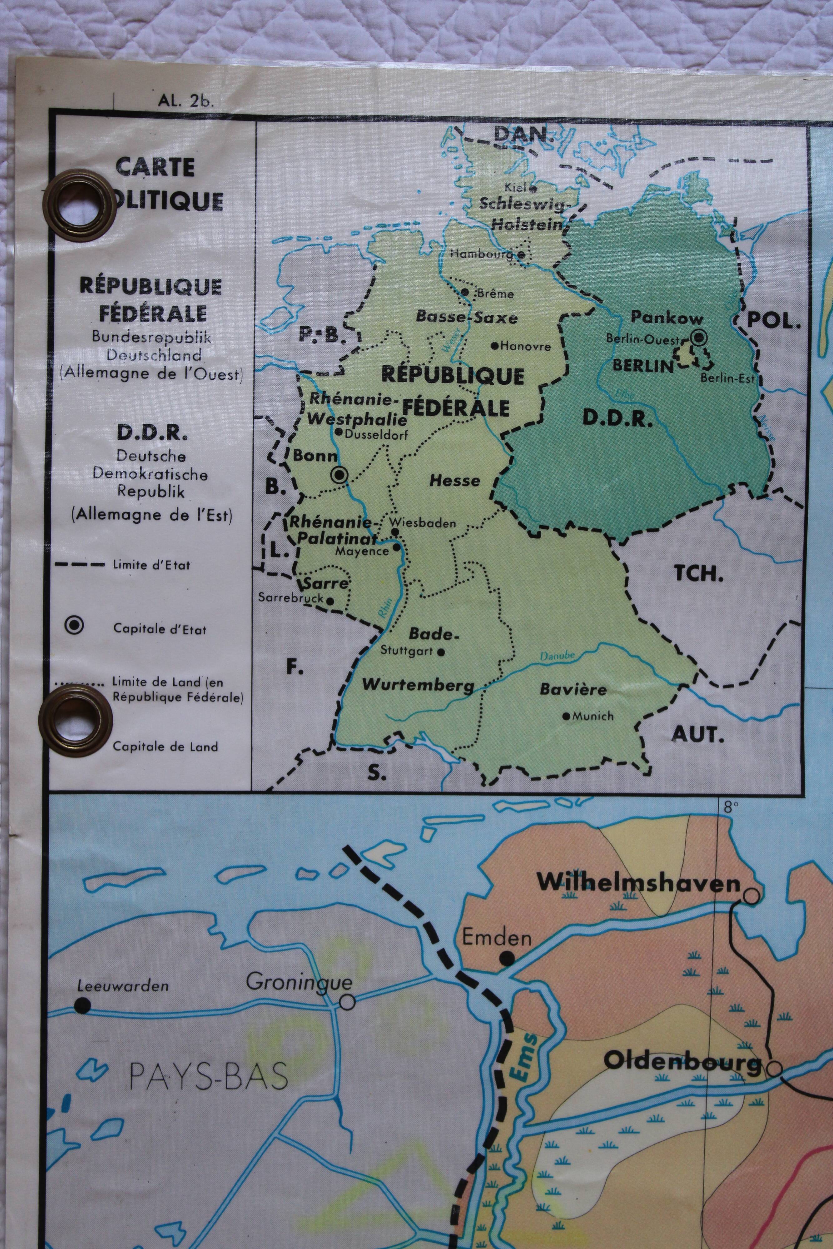Old frg/gdr school map