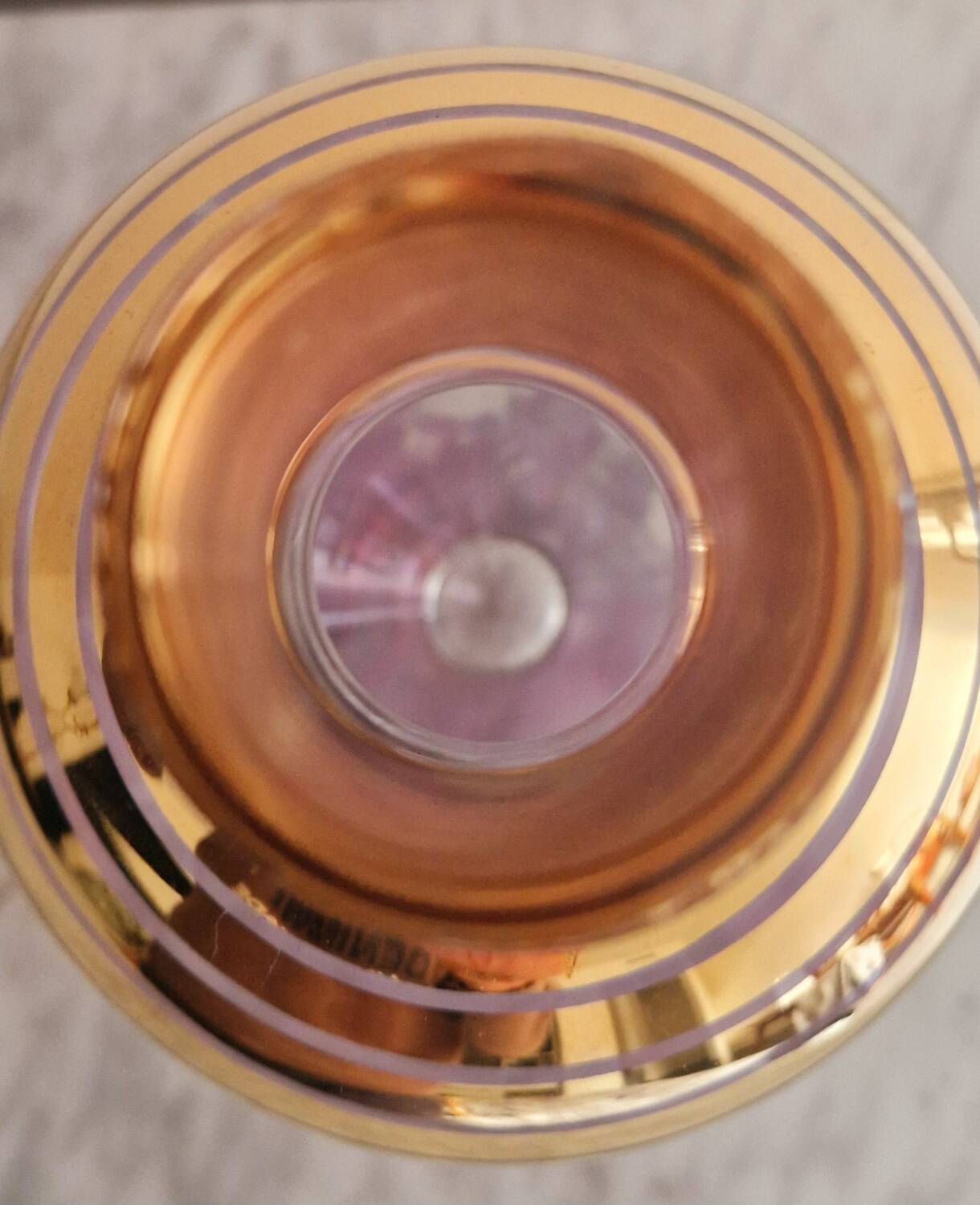 Carafe à liqueur verre soufflé