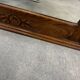 Art Deco mirror in carved oak – 1930s – 102 x 78 cm
