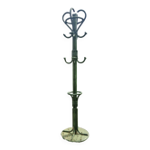 Parrot coat rack in rattan