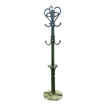 Parrot coat rack in rattan