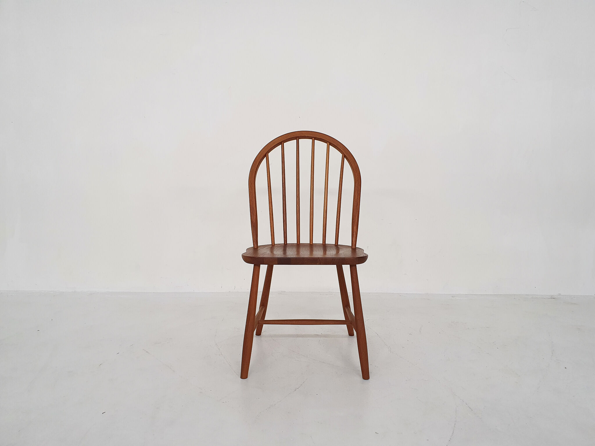 Teak windsor dining chair, Denmark 1960's