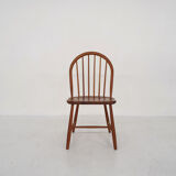 Chaise à manger en teck windsor, Danemark des années 1960