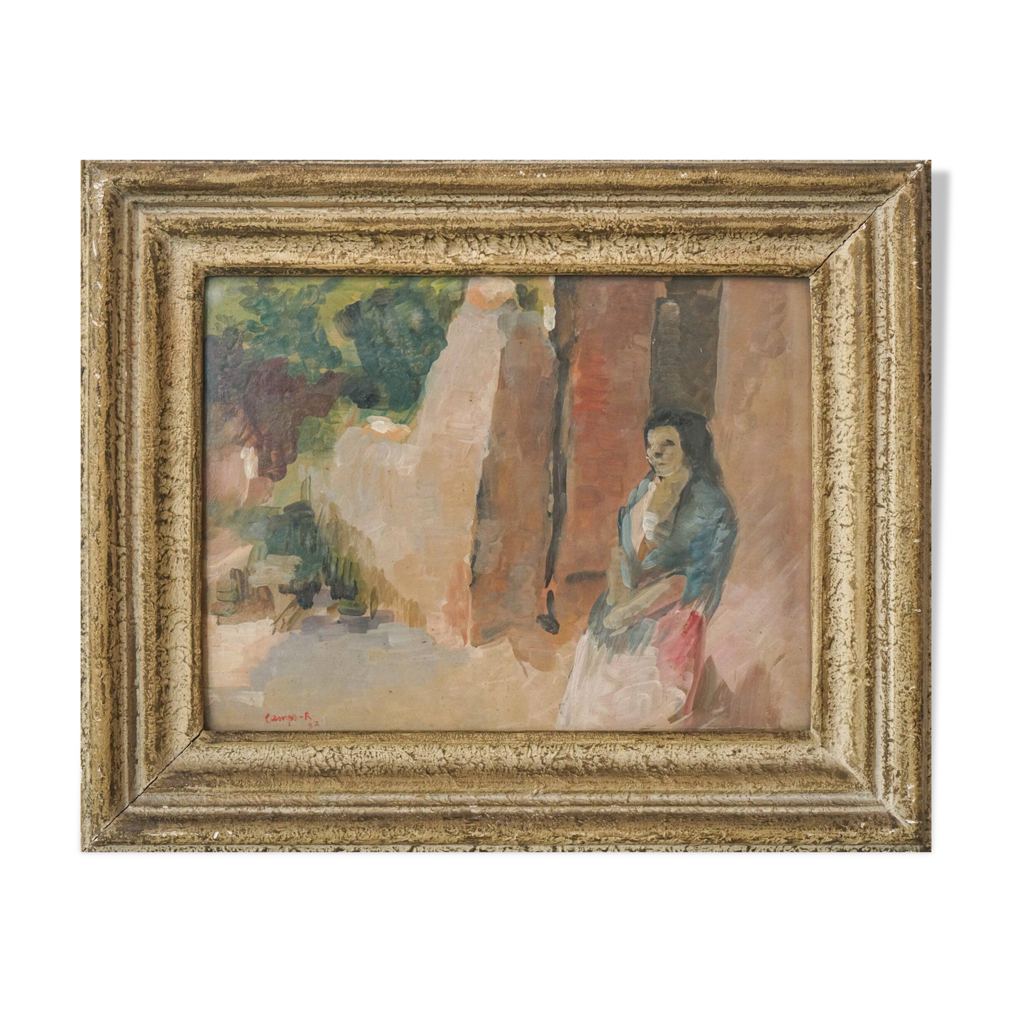 Plein air - Impressionist - Study of a lady