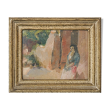 Plein air - Impressionist - Study of a lady