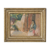 Plein air - Impressionist - Study of a lady