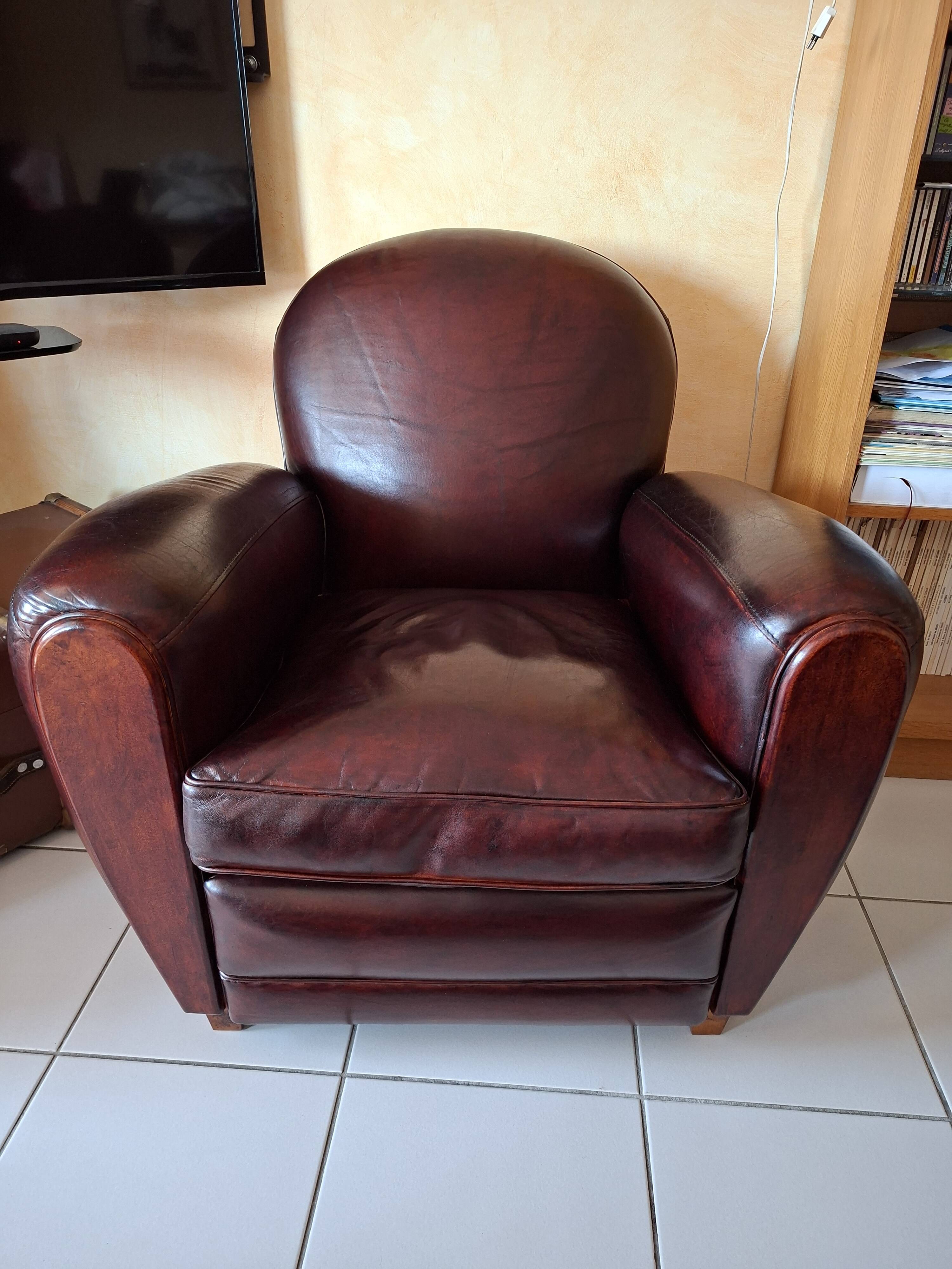 Leather living room set – Anjou Seat (Ralph) – St Nicolas model