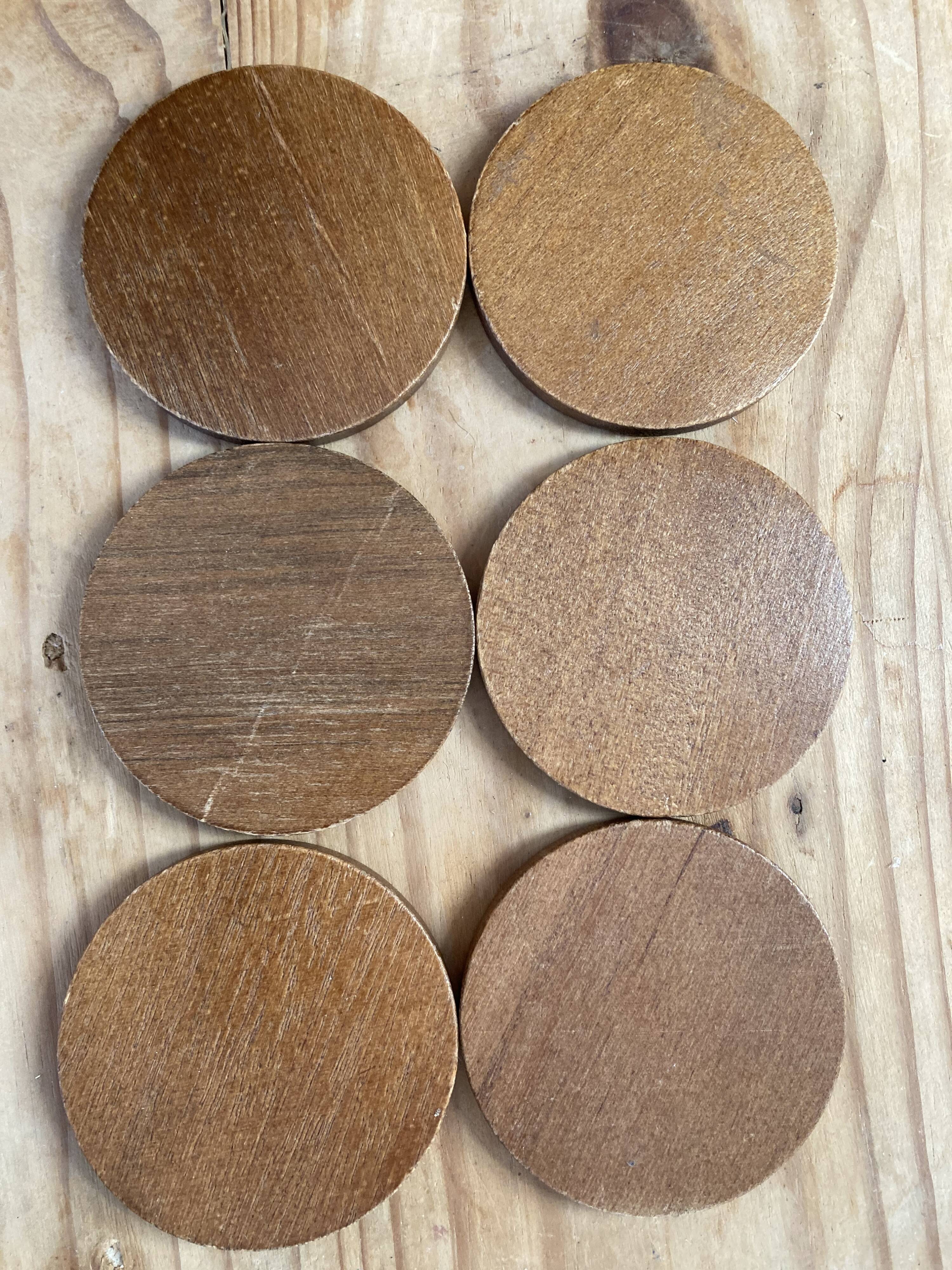 6 under wooden glasses and canning