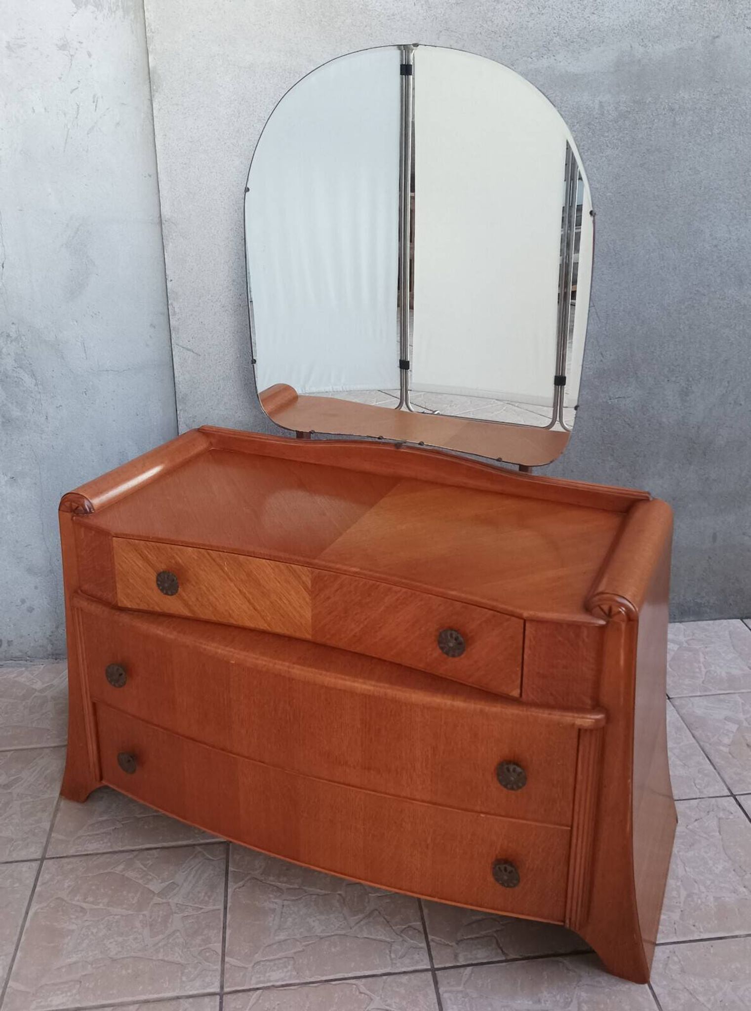 Austin suite oak dressing table 1960